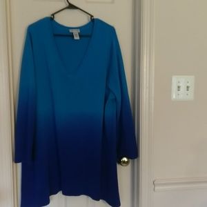 Gorgeous brilliant blue sweater